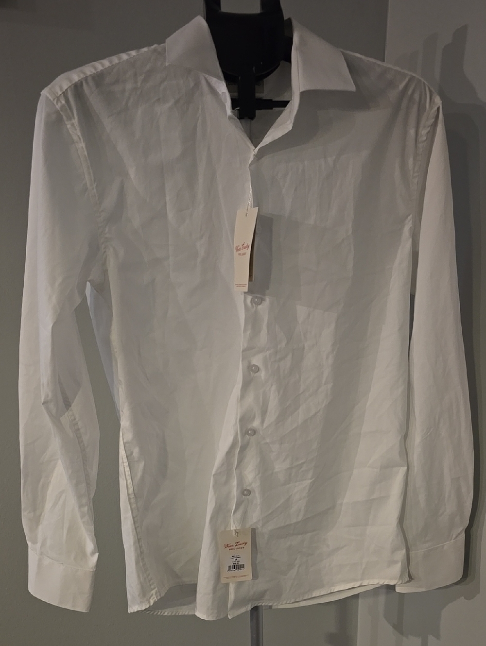 Lucky Brand Men's Stretch Slim Fit Dress Shirt Size M